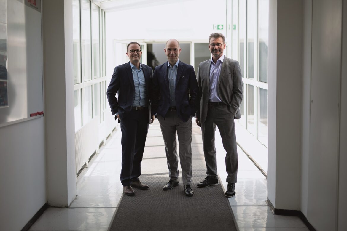 EMCO GmbH's management team (from left to right): Jörg Weinkogl, CSO – Dr. Markus Nolte, CEO – Mag. Horst Rettenbacher, CFO