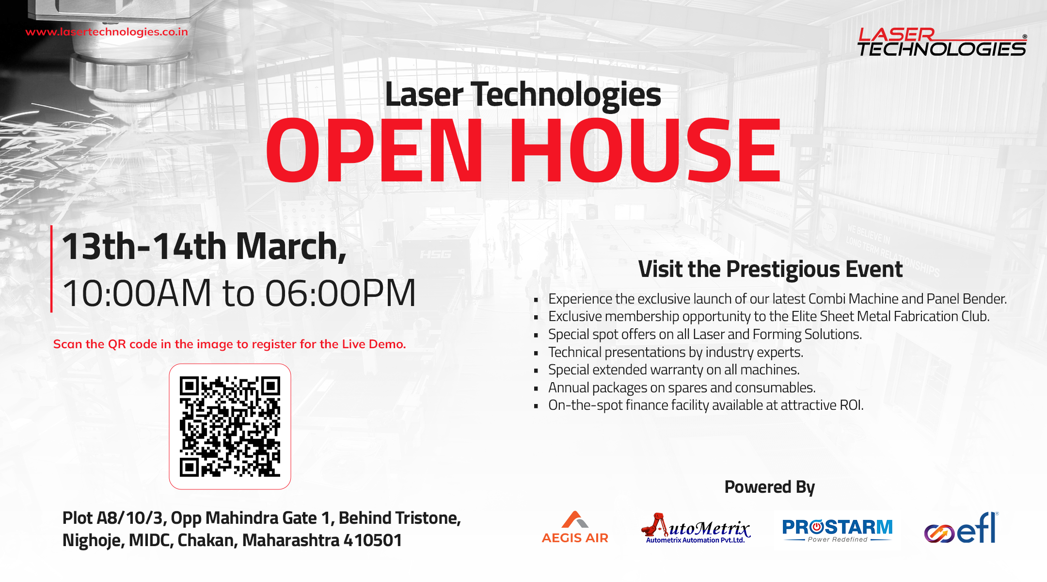 Laser Technologies Open House 2026 in Pune