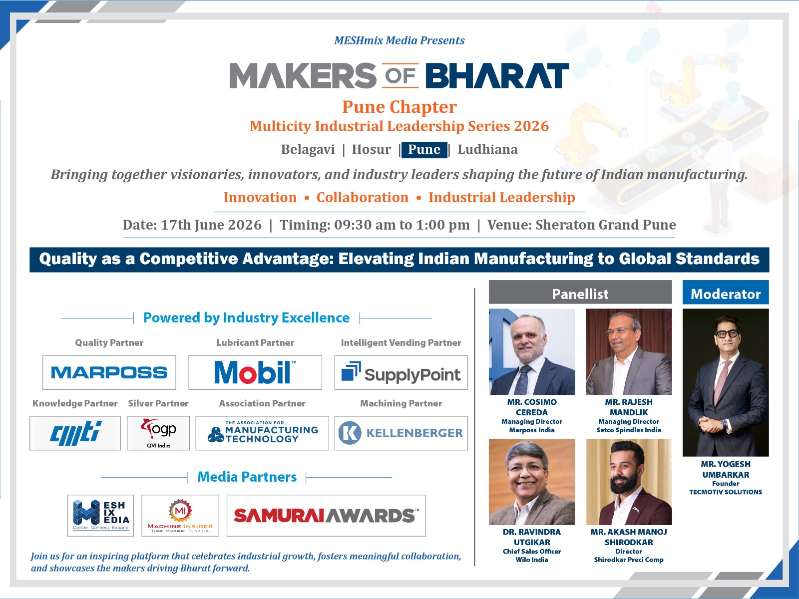 Makers of Bharat Arrives in Pune: Driving the Quality Revolution in Indian Manufacturing