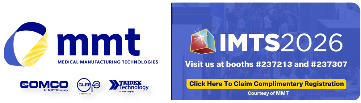 MMT to Demonstrate Precision Technologies Built for Demanding Industrial Manufacturing Applications at IMTS 2026 