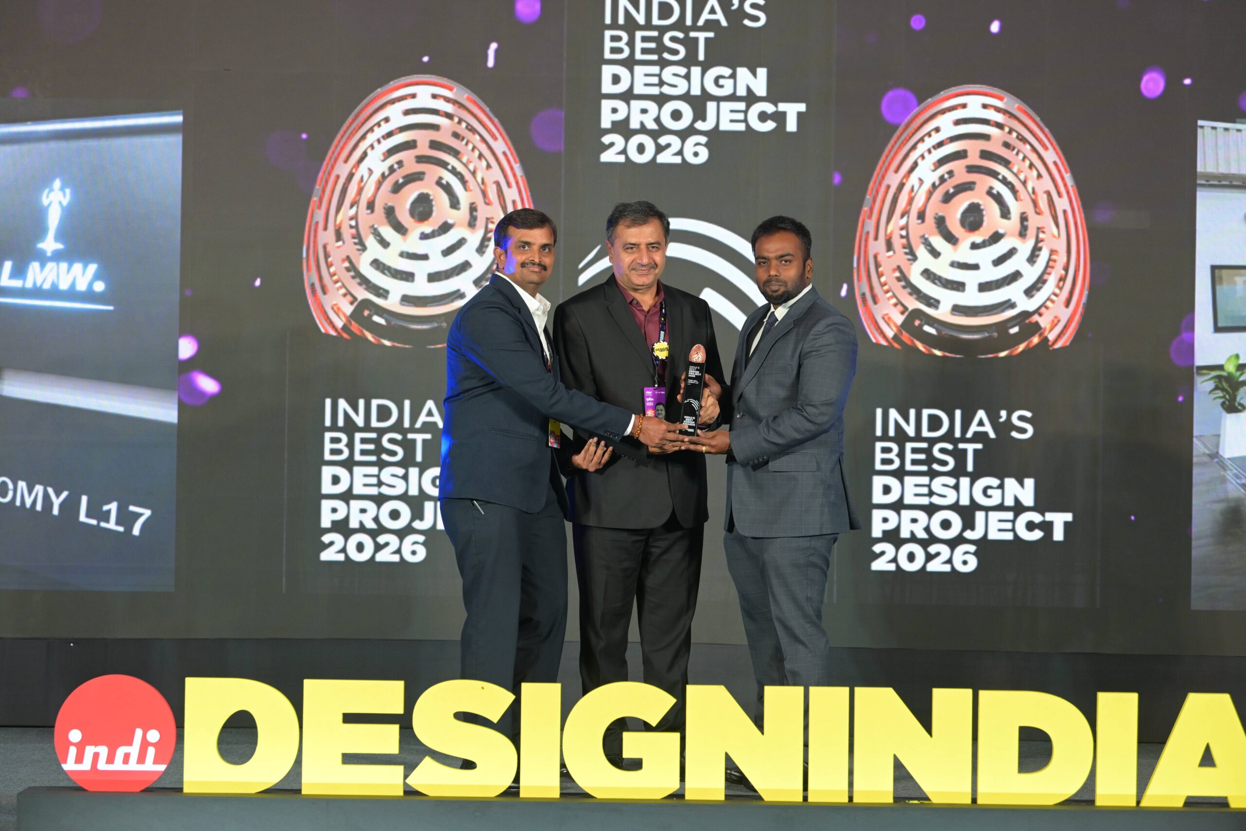 LMW’s Turnmill Center LR30MY L17 Wins India’s Best Design Award 2026